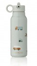 Liewood - Falk Drikkeflaske 350ml, Vehicles/Dove Blue Mix thumbnail