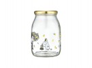 Muurla - Mummi Glasskrukke + klistremerker, 1L thumbnail