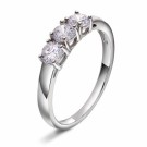 Glow by Gulldia - Farah Ring i sølv med zirkonia thumbnail