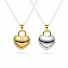 Pan Jewelry - Smykke i gult- og hvitt gull, hjerte thumbnail
