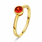 Gulldia - Ring i forgylt sølv med oransje zirkonia by Nora Mørk thumbnail
