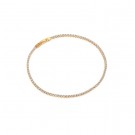Sif Jakobs - Ellera Armbånd i sølv med hvite zirkonia, 18k gullbelagt thumbnail