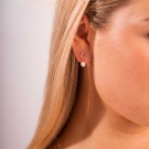 Pan Jewelry - Øredobber i gull med ferskvannsperle thumbnail
