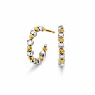 Pan Jewelry - Øredobber i to-farget gull thumbnail
