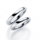 GD Forever - Giftering i hvitt gull, 3mm thumbnail