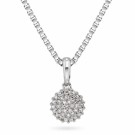 Pan Jewelry - Smykke i hvitt gull med diamanter 0,06 ct WSI thumbnail
