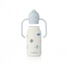 Liewood - Kimmie Drikkeflaske m/håndtak 250ml, Aviator/Ecru thumbnail