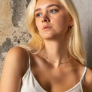 Gulldia - Fairy Smykke i forgylt sølv med glasskrystall, golden mix thumbnail