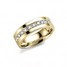 GD Forever - Giftering i gult gull med dia. 0,28ct WSI, 6mm thumbnail