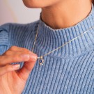 Pan Jewelry - GLAM Smykke i forgylt sølv med blå stener thumbnail