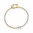 Pan Jewelry - Roma Armbånd i sølv med zirkonia thumbnail