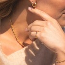 Gulldia - Ring i forgylt sølv by Nora Mørk thumbnail