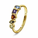 Pan Jewelry - Sparks Ring i forgylt sølv, justerbar thumbnail