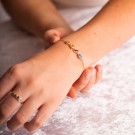 Pan Jewelry - Sparks Armbånd i forgylt sølv thumbnail