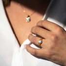 Pan Jewelry - Ring i sølv med hvit zirkonia thumbnail