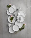 Aida - Relief Frokosttallerken Hvit 23cm, 4stk thumbnail