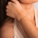 Pan Jewelry - Knute Armbånd og øredobber i forgylt sølv thumbnail