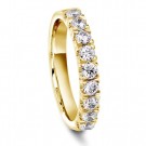 Moments by Pan Jewelry - Unite Ring i gult gull med dia. 0,81ct WSI, 3,2mm thumbnail