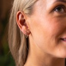 Pan Jewelry - Øredobber i to-farget gull thumbnail