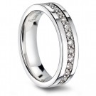 Moments by Pan Jewelry - Giftering i hvitt gull med dia. 0,28ct WSI, 5mm thumbnail