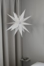 Watt & Veke - Sputnik 3D Papirstjerne Hvit, 60cm thumbnail