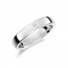 GD Forever - Giftering i hvitt gull med dia. 0,06ct WSI, 4mm thumbnail