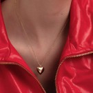 Snö of Sweden - Brooklyn Heart Halskjede i forgylt messing thumbnail