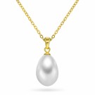 Sandra Lyng x Pan Jewelry - Smykke i forgylt sølv med perle thumbnail