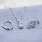 Pan Jewelry - Øredobber i sølv med zirkonia thumbnail