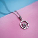Prins & Prinsesse - Smykke i sølv med zirkonia og dyrepote thumbnail