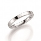 GD Forever - Giftering i hvitt gull, 3mm thumbnail