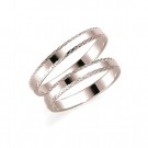 GD Forever - Giftering i hvitt gull, 3mm thumbnail