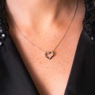 Pan Jewelry - Smykke i sølv med hjerte og zirkonia thumbnail