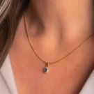 Pan Jewelry - Athens Charm Smykke i forgylt sølv med zirkonia og spinell thumbnail