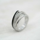 Pan Jewelry - Ring i sølv med zirkonia thumbnail