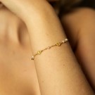 Shapes by Gulldia - Spectre Armbånd i sølv med perle thumbnail