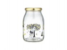 Muurla - Mummi Glasskrukke + klistremerker, 1L thumbnail