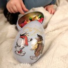 Muurla - Flåklypa Ludvig og Solan Påskeegg i tinn, 15cm thumbnail