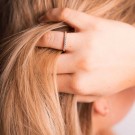 Pan Jewelry - Ring i gull med zirkonia thumbnail