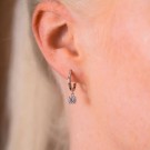 Pan Jewelry - Spark Øreringer i sølv med zirkonia thumbnail