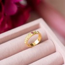 Pan Jewelry - Ring i sølv med rosa zirkonia by Janne Formoe thumbnail