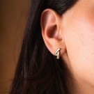 Pan Jewelry - Smykkesett i forgylt sølv med zirkonia thumbnail