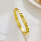Goldstory - LOVE BLING Armring i forgylt stål thumbnail