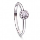 Moments by Pan Jewelry - Bliss Ring i hvitt gull med dia. 0,20ct WSI, 2mm thumbnail