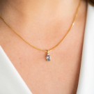 Pan Jewelry - Smykke i gull med blå spinell thumbnail