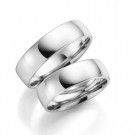 GD Forever - Giftering i hvitt gull, 6mm thumbnail