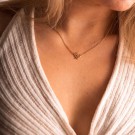 Pan Jewelry - Hjertestrek Smykke i forgylt sølv thumbnail