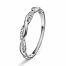 Pan Jewelry - Friendship Ring i sølv med zirkonia thumbnail