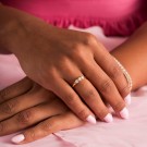 Glow by Gulldia - Farah Ring i sølv med zirkonia thumbnail
