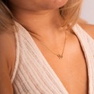 Pan Jewelry - Hjertestrek Smykke i forgylt sølv thumbnail